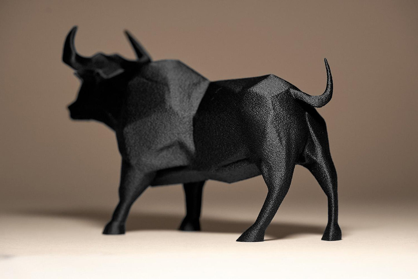 Bull Decorative 3D Printed Sculpture, Statue, Figure, Figurine Home Decoration