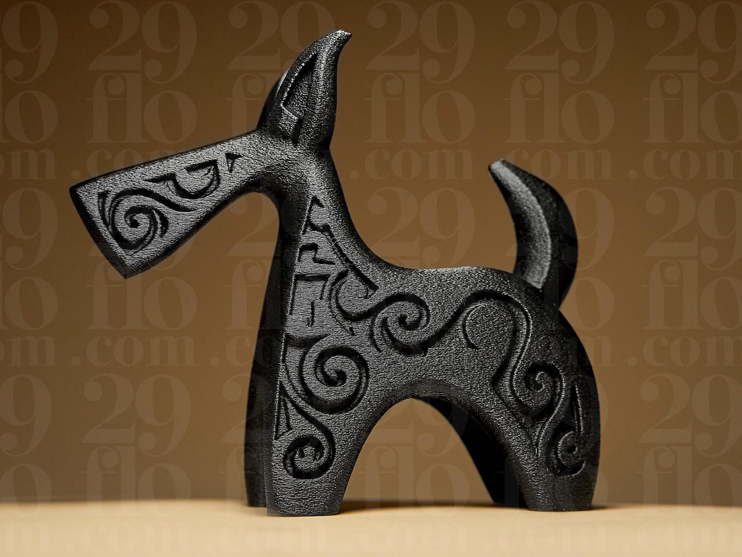 Dog Art Design 3D Printed Statue Figure, Figurine Gift Home Decoration Ornamental