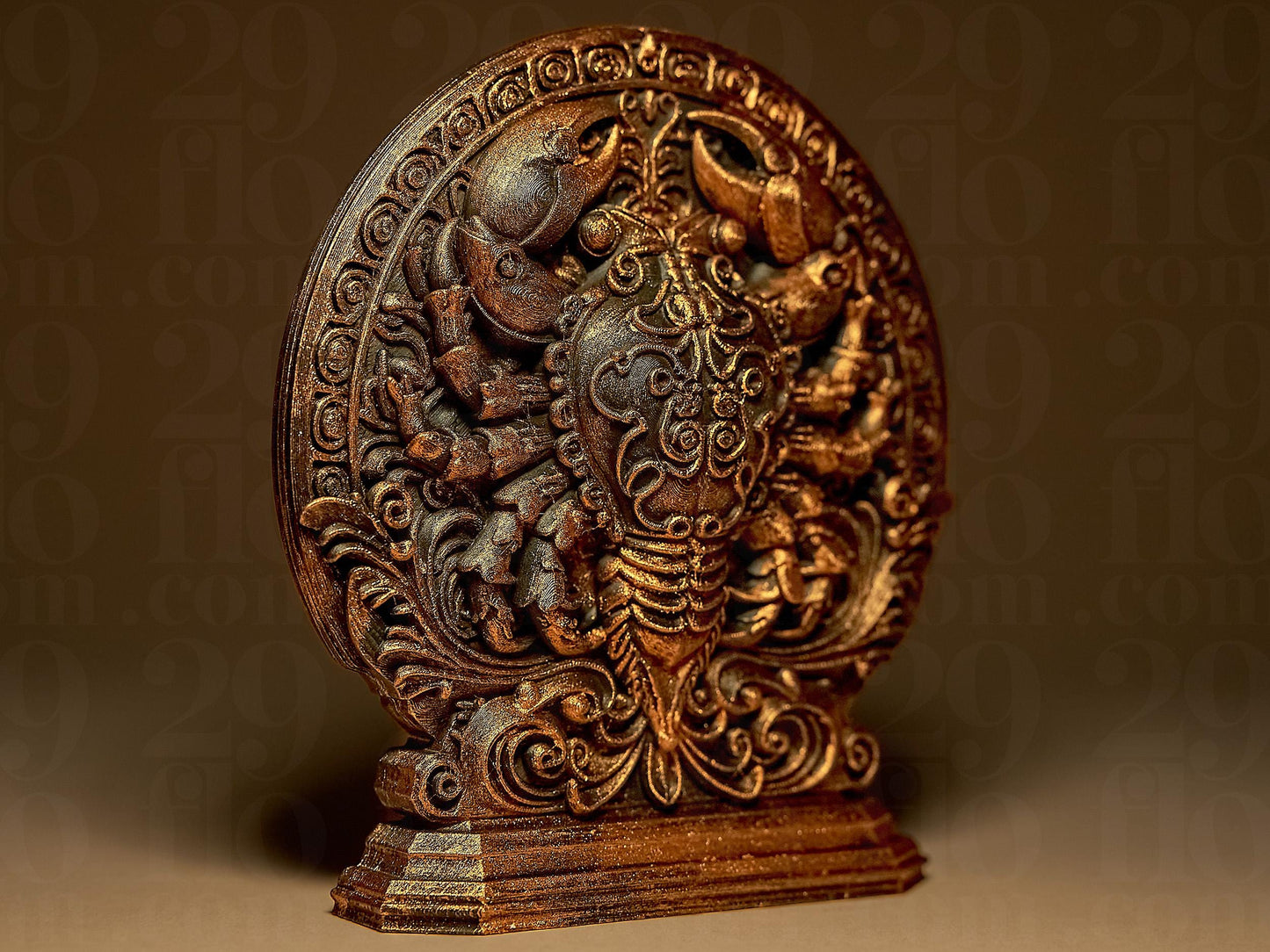 CANCER - The Crab - ZODIAC 3D Printed Sculpture, Statue, Figure, Figurine Home Decoration (hand painted)