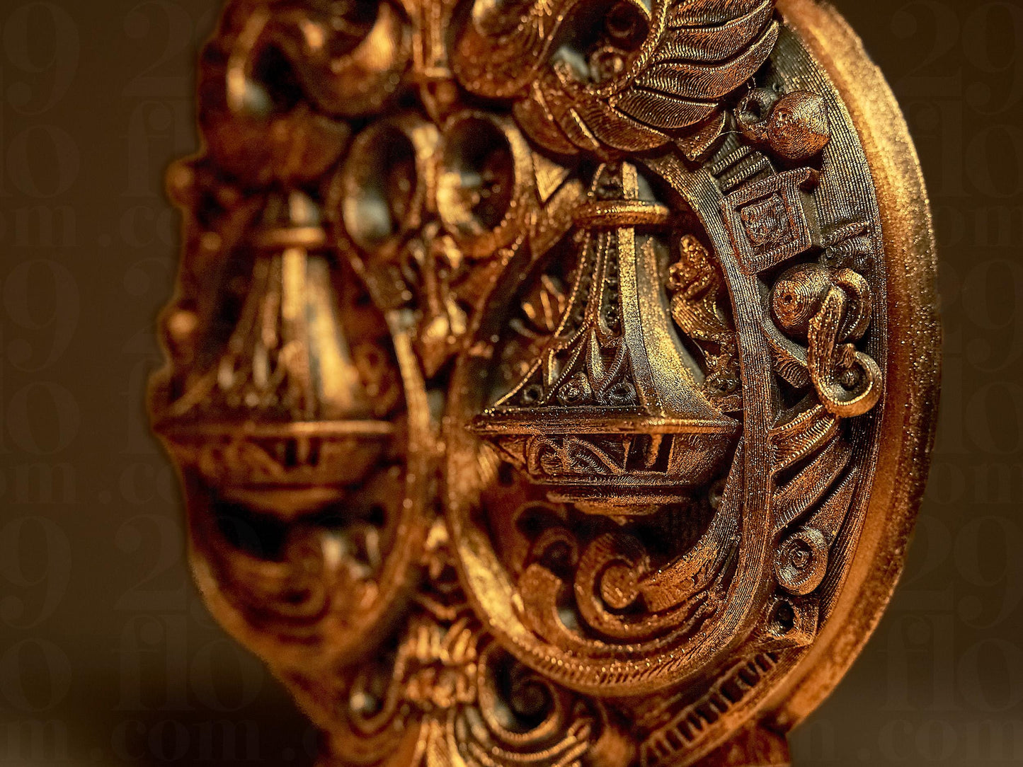 LIBRA - The Scales - ZODIAC 3D Printed Sculpture, Statue, Figure, Figurine Home Decoration (hand painted)