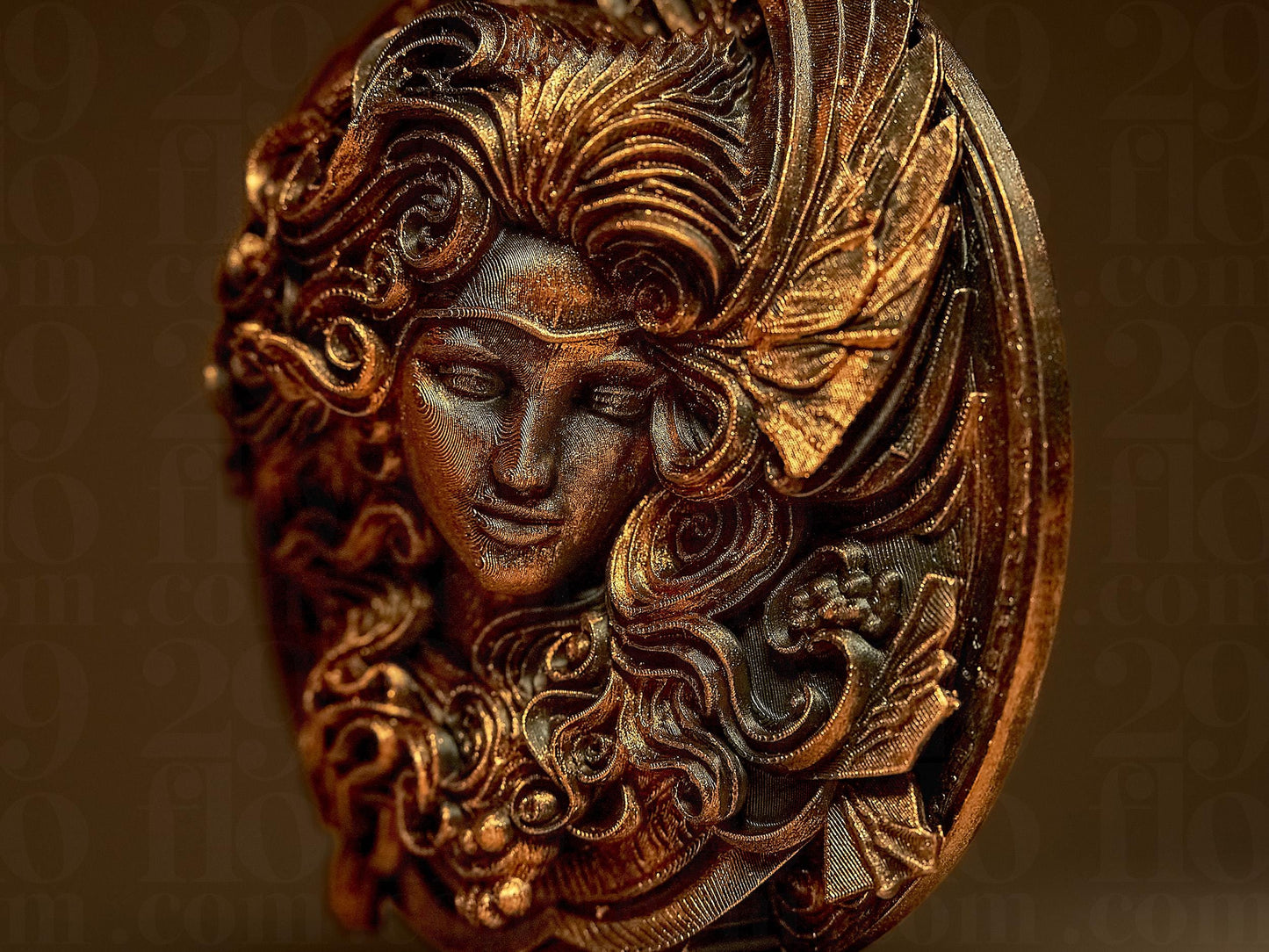 VIRGO - The Virgin - ZODIAC 3D Printed Sculpture, Statue, Figure, Figurine Home Decoration (hand painted)