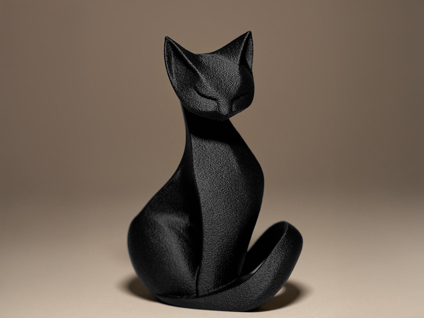 Cat Decorative 3D Printed Sculpture, Statue, Figure, Figurine Home Decoration