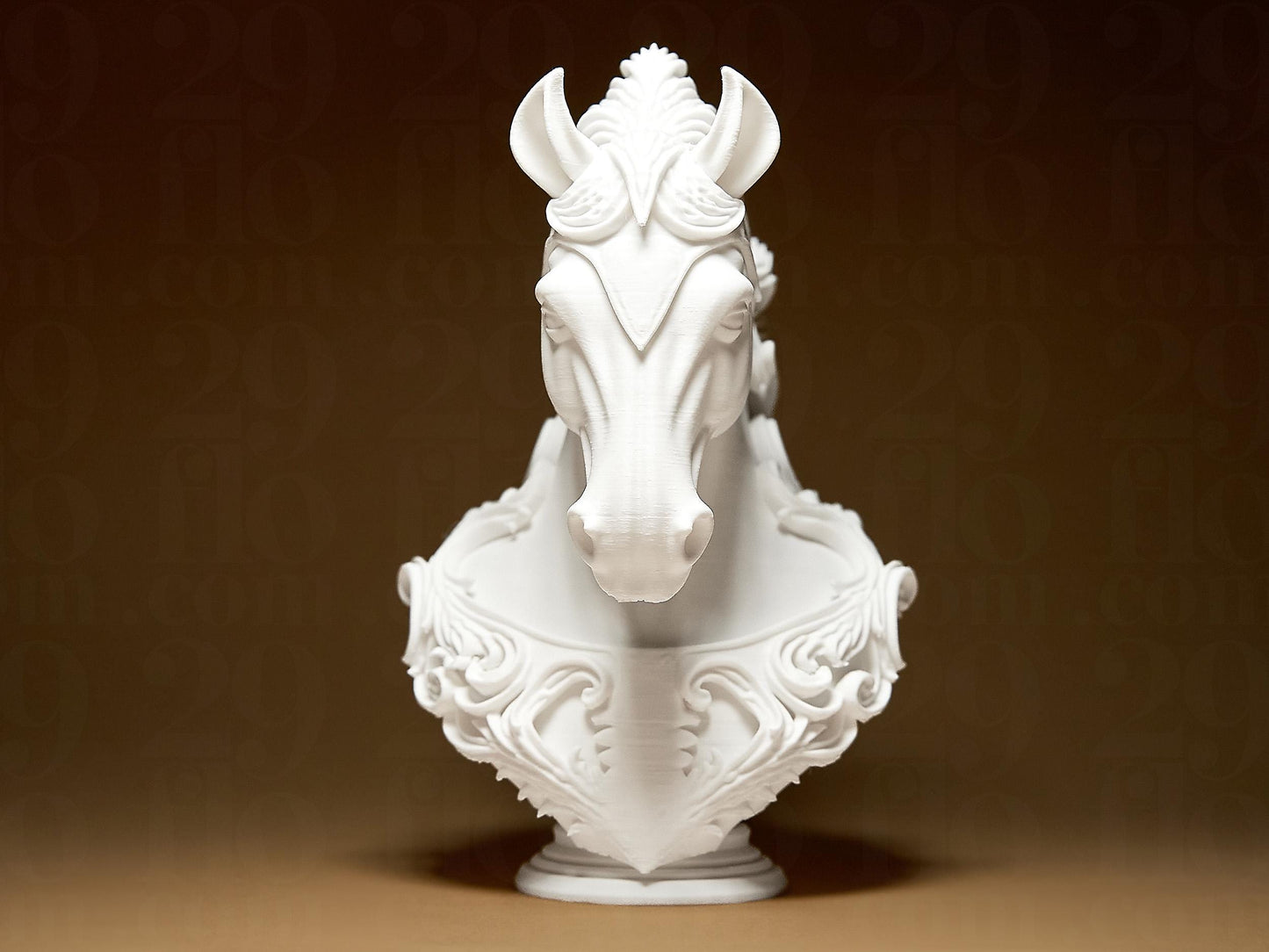 Horse Bust Head 3D Printed Sculpture, Statue, Figure, Figurine Home Modern Decoration