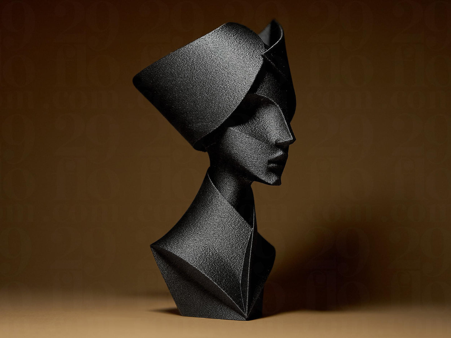 Abstract Woman Face Head 3D Printed Sculpture, Statue, Figure, Figurine Home Modern Decoration
