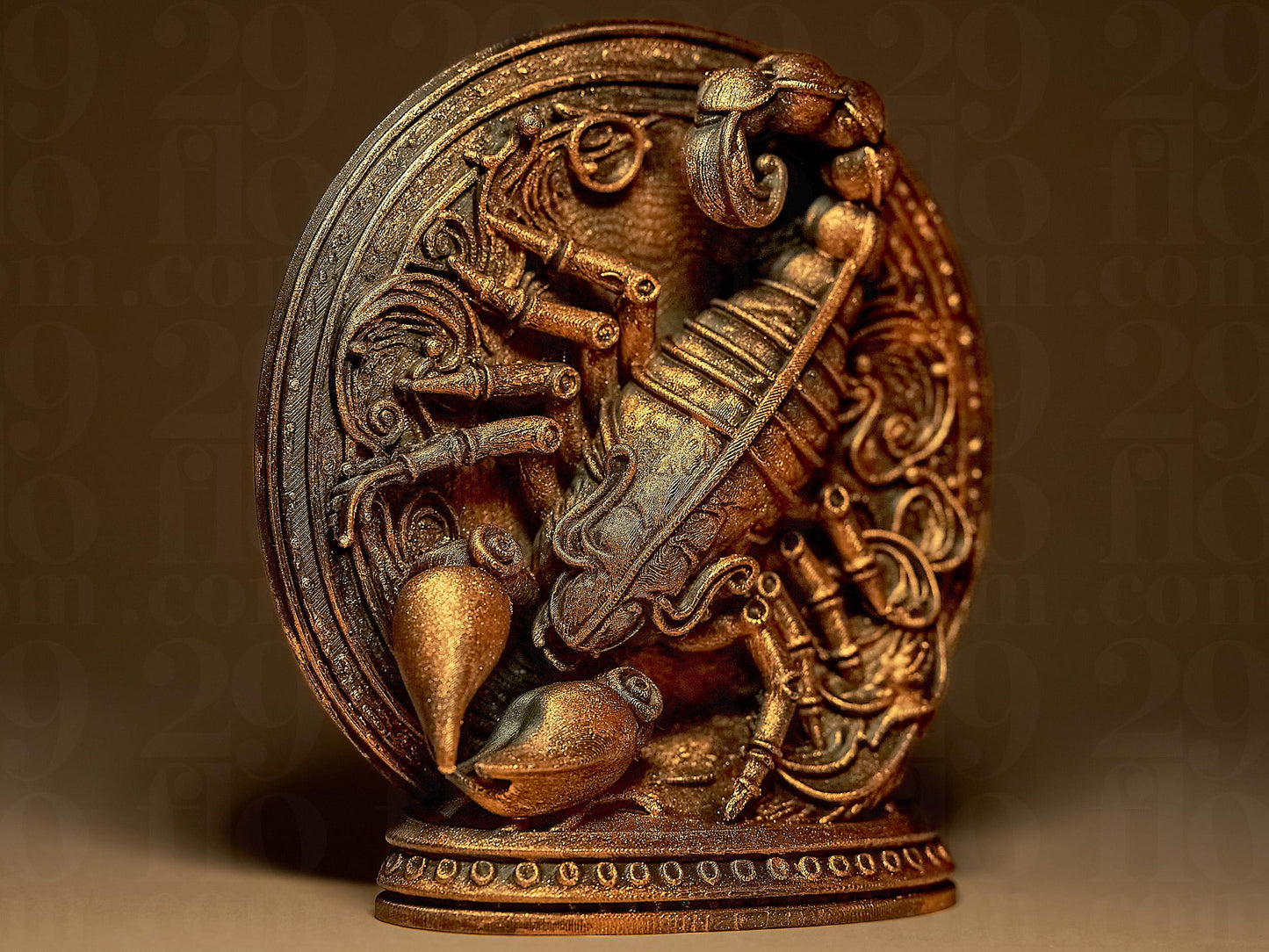 SCORPIO - The Scorpion - ZODIAC 3D Printed Sculpture, Statue, Figure, Figurine Home Decoration (hand painted)