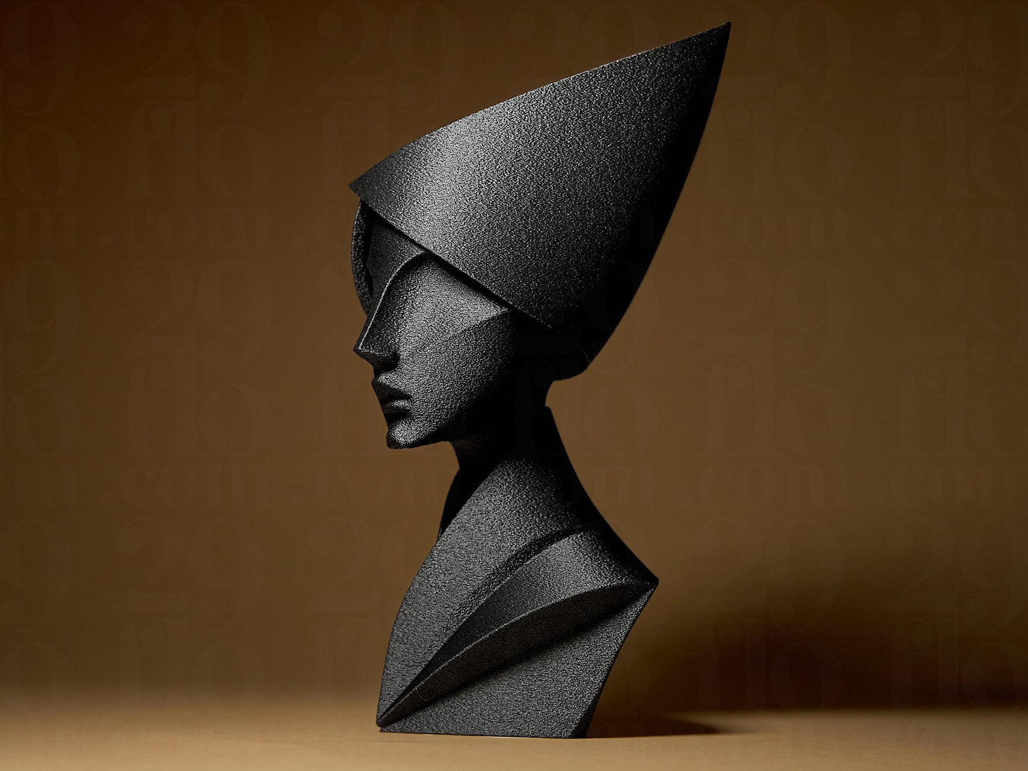 Abstract Woman Face Head 3D Printed Sculpture, Statue, Figure, Figurine Home Modern Decoration